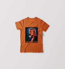 Load image into Gallery viewer, Kurt Cobain Kids T-Shirt for Boy/Girl-Orange-Ektarfa.online