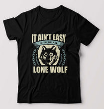 Load image into Gallery viewer, Wolf T-Shirt for Men-Black-Ektarfa.online