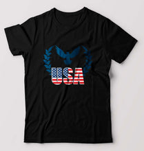Load image into Gallery viewer, USA America T-Shirt for Men-Black-Ektarfa.online