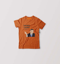 Load image into Gallery viewer, Michael Scott Kids T-Shirt for Boy/Girl-Orange-Ektarfa.online