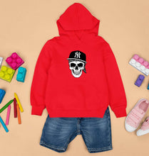 Load image into Gallery viewer, Hip Hop Skull NY Kids Hoodie for Boy/Girl-RED-Ektarfa.online