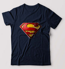 Load image into Gallery viewer, Superman Superhero T-Shirt for Men-Navy Blue-Ektarfa.online