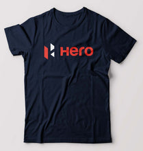 Load image into Gallery viewer, Hero MotoCorp T-Shirt for Men-Navy Blue-Ektarfa.online