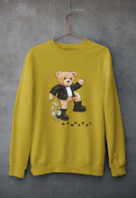 Load image into Gallery viewer, Domrebel Taddy Unisex Sweatshirt for Men/Women-Mustard yellow-Ektarfa.online