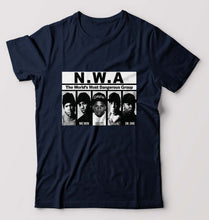Load image into Gallery viewer, Niggaz Wit Attitudes (NWA) Hip Hop T-Shirt for Men-Navy Blue-Ektarfa.online