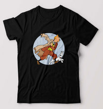 Load image into Gallery viewer, Tintin T-Shirt for Men-Black-Ektarfa.online