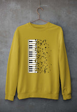 Load image into Gallery viewer, Piano Unisex Sweatshirt for Men/Women-Mustard Yellow-Ektarfa.online