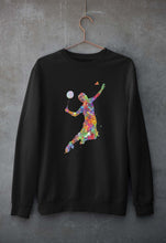 Load image into Gallery viewer, Badminton Unisex Sweatshirt for Men/Women-Black-Ektarfa.online