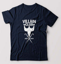 Load image into Gallery viewer, Villain Club T-Shirt for Men-Navy Blue-Ektarfa.online