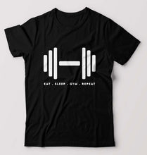 Load image into Gallery viewer, Gym T-Shirt for Men-Black-Ektarfa.online