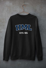 Load image into Gallery viewer, IIM Lucknow Unisex Sweatshirt for Men/Women-Black-Ektarfa.online