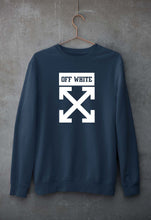 Load image into Gallery viewer, Off White Unisex Sweatshirt for Men/Women-Navy Blue-Ektarfa.online