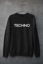 Load image into Gallery viewer, Techno Unisex Sweatshirt for Men/Women-Black-Ektarfa.online