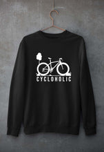 Load image into Gallery viewer, Cycloholic Unisex Sweatshirt for Men/Women-Black-Ektarfa.online