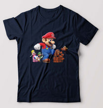 Load image into Gallery viewer, Mario T-Shirt for Men-Navy Blue-Ektarfa.online