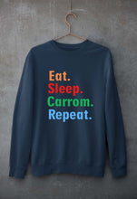 Load image into Gallery viewer, Carrom Unisex Sweatshirt for Men/Women-Navy Blue-Ektarfa.online