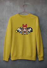 Load image into Gallery viewer, Powerpuff Girls Unisex Sweatshirt for Men/Women-Mustard Yellow-Ektarfa.online