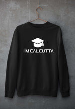 Load image into Gallery viewer, IIM C Calcutta Unisex Sweatshirt for Men/Women-Black-Ektarfa.online
