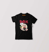 Load image into Gallery viewer, Popeye Kids T-Shirt for Boy/Girl-Black-Ektarfa.online
