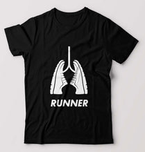 Load image into Gallery viewer, Runner Running T-Shirt for Men-Black-Ektarfa.online