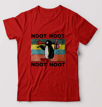 Load image into Gallery viewer, Pingu T-Shirt for Men-Red-Ektarfa.online