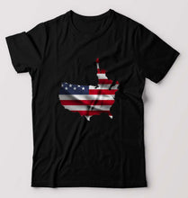Load image into Gallery viewer, USA America T-Shirt for Men-Black-Ektarfa.online