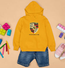 Load image into Gallery viewer, Porsche Logo Kids Hoodie for Boy/Girl-Mustard Yellow-Ektarfa.online