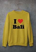 Load image into Gallery viewer, I Love Bali Unisex Sweatshirt for Men/Women-Mustard yellow-Ektarfa.online