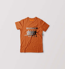 Load image into Gallery viewer, Runner Running Kids T-Shirt for Boy/Girl-Orange-Ektarfa.online