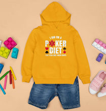 Load image into Gallery viewer, Poker Kids Hoodie for Boy/Girl-Mustard Yellow-Ektarfa.online