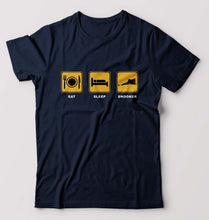 Load image into Gallery viewer, Snooker T-Shirt for Men-Navy Blue-Ektarfa.online