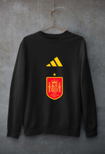 Load image into Gallery viewer, Spain Football Unisex Sweatshirt for Men/Women-Black-Ektarfa.online