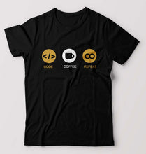Load image into Gallery viewer, Coder T-Shirt for Men-Black-Ektarfa.online
