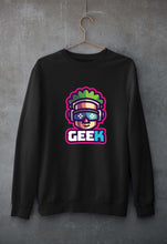 Load image into Gallery viewer, Geek Unisex Sweatshirt for Men/Women-Black-Ektarfa.online