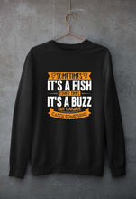 Load image into Gallery viewer, Fishing Unisex Sweatshirt for Men/Women-Black-Ektarfa.online