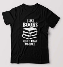 Load image into Gallery viewer, Like Books T-Shirt for Men-Black-Ektarfa.online