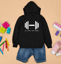 Load image into Gallery viewer, Gym Kids Hoodie for Boy/Girl-Black-Ektarfa.online