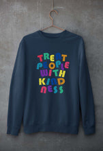Load image into Gallery viewer, treat people.with kindness harry styles Unisex Sweatshirt for Men/Women-Navy Blue-Ektarfa.online