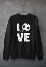 Load image into Gallery viewer, Love Football Unisex Sweatshirt for Men/Women-Black-Ektarfa.online