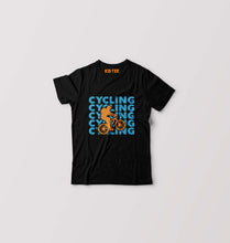 Load image into Gallery viewer, Cycling Kids T-Shirt for Boy/Girl-Black-Ektarfa.online