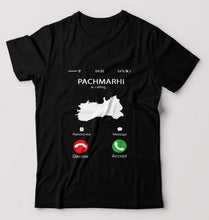 Load image into Gallery viewer, Pachmarhi Calling T-Shirt for Men-Black-Ektarfa.online