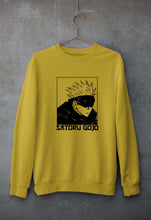 Load image into Gallery viewer, Gojo Satoru Anime Unisex Sweatshirt for Men/Women-Mustard Yellow-Ektarfa.online
