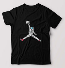 Load image into Gallery viewer, Jorden Space Dunk T-Shirt for Men-Black-Ektarfa.online