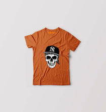 Load image into Gallery viewer, Hip Hop Skull NY Kids T-Shirt for Boy/Girl-Orange-Ektarfa.online