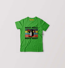 Load image into Gallery viewer, Pingu Kids T-Shirt for Boy/Girl-Flag Green-Ektarfa.online