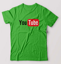 Load image into Gallery viewer, YouTube T-Shirt for Men-flag green-Ektarfa.online