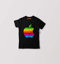 Load image into Gallery viewer, Apple Kids T-Shirt for Boy/Girl-Black-Ektarfa.online