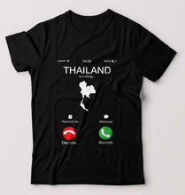 Load image into Gallery viewer, Thailand Calling T-Shirt for Men-Black-Ektarfa.online