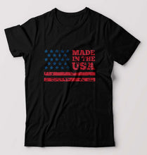 Load image into Gallery viewer, USA America T-Shirt for Men-Black-Ektarfa.online