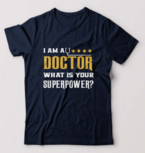 Load image into Gallery viewer, Doctor T-Shirt for Men-Navy Blue-Ektarfa.online
